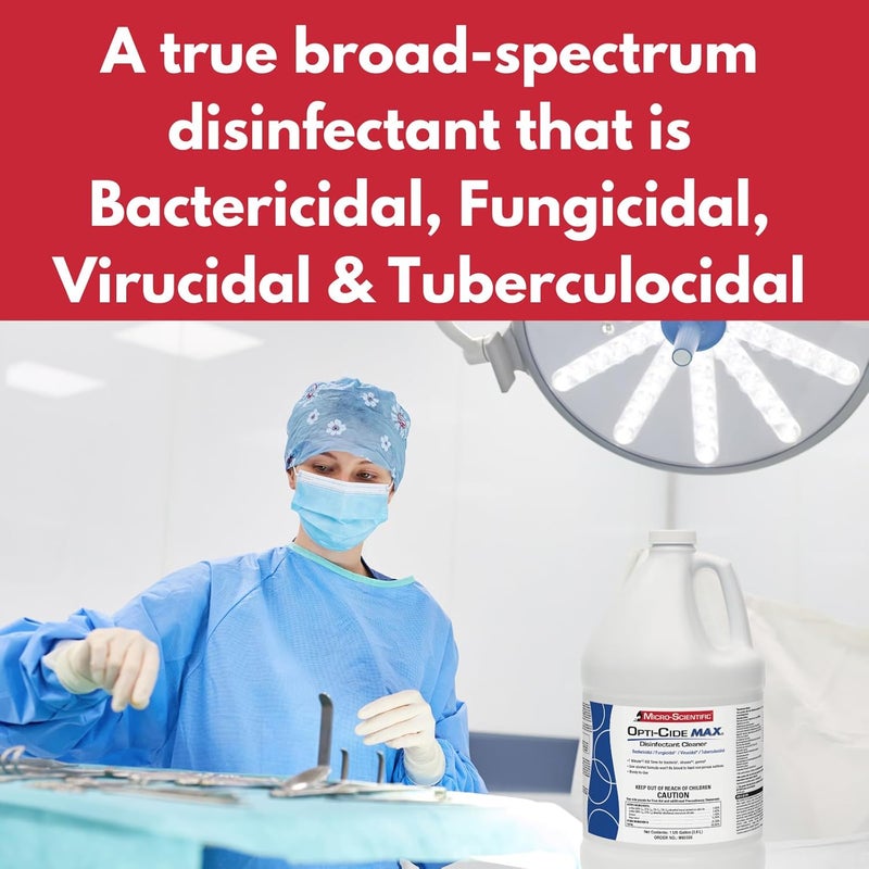 Micro-Scientific منظف ومعقم أوبتي-سايد ماكس M60035، 1 جالون - Image 4